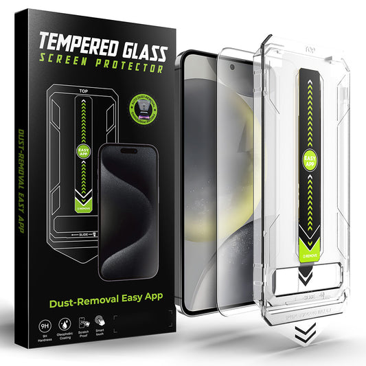 Folie de protectie Ecran Techsuit TitanGlass CrystalHD pentru Samsung Galaxy S25+ S936 / S24+ S926, Sticla Securizata, Full Glue