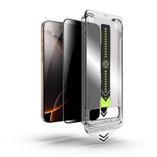 Folie de protectie Ecran Privacy Techsuit TitanGlass pentru Apple iPhone 12 Pro Max, Sticla Securizata, Full Glue