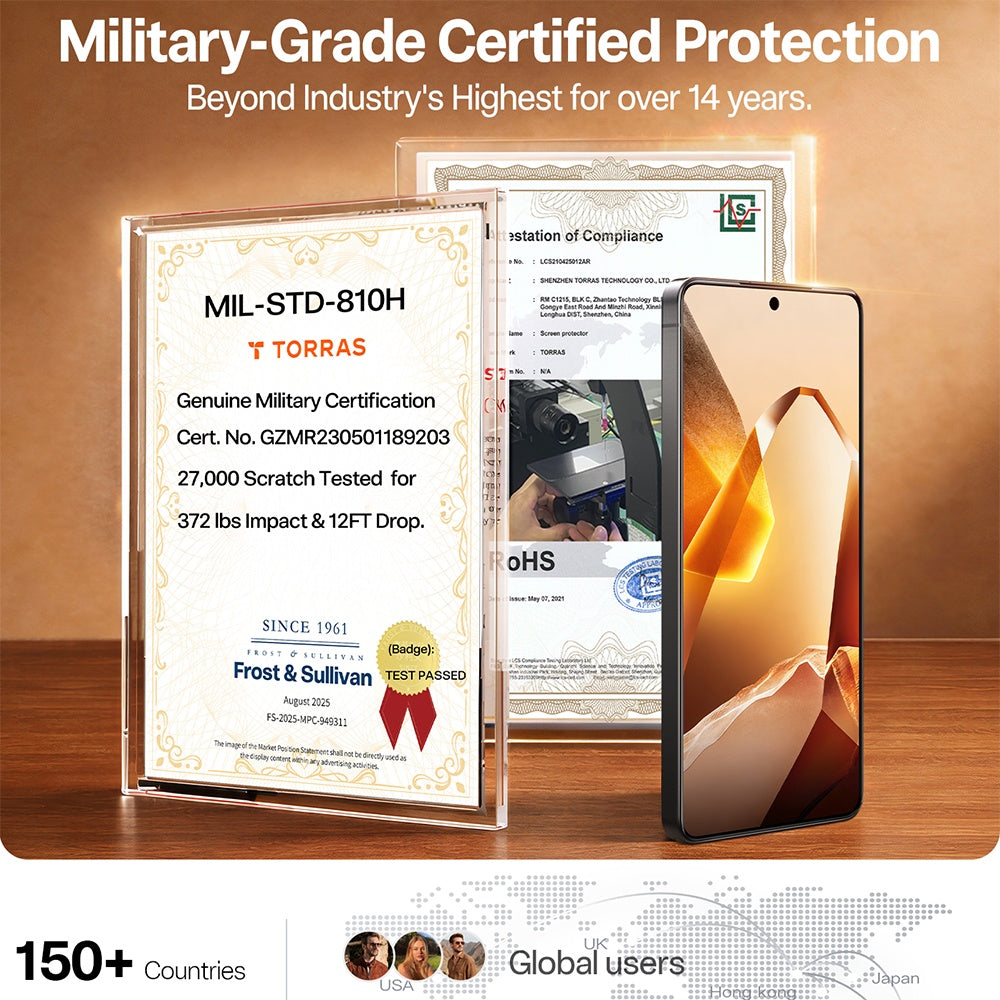 Folie de protectie Ecran Torras GlassGo Install Master pentru Samsung Galaxy S26 Plus, Sticla Securizata, Full Glue, Transparenta