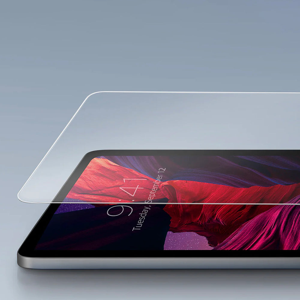 Folie de protectie Ecran UNIQ Optix Exofit pentru Apple iPad (2025), Sticla Securizata, Full Glue