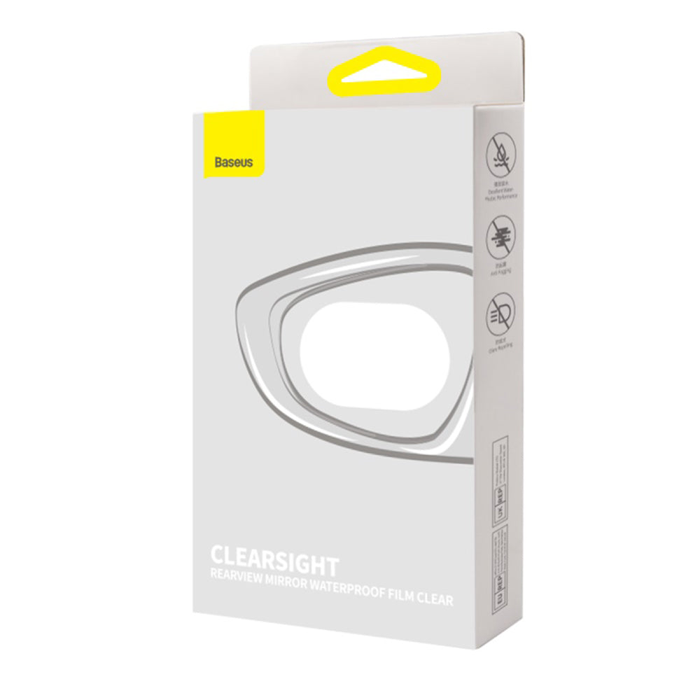 Folie Oglinda Anti Ploaie Baseus ClearSight, 136mm x 96mm, Plastic, Set 2 bucati C11853200201-00
