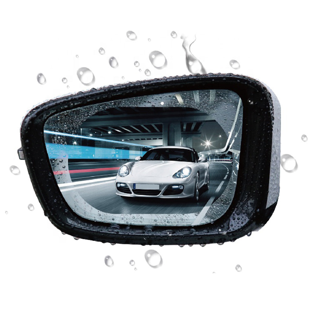 Folie Oglinda Anti Ploaie Techsuit, 135mm x 95mm, Plastic, Set 2 bucati