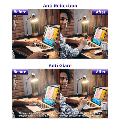 Folie Protectie Ecran Anti Blue Light Techsuit VisionProX pentru Laptop 15.6inch, Plastic