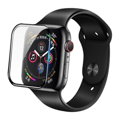 Folie Protectie Blueo High Molecule pentru Apple Watch 10 46mm Series, Sticla Securizata, Neagra