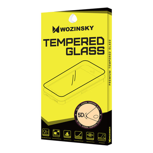 Folie de protectie Ecran WZK pentru Apple iPhone SE (2022) / SE (2020) / 8, Sticla Securizata, Full Glue, 5D, Neagra