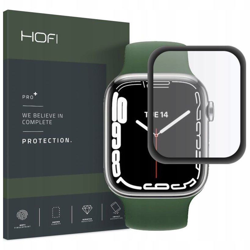 Etui ochronne HOFI PRO+ do Apple Watch z serii 41 mm, plastikowe, czarne HOFI160BLK