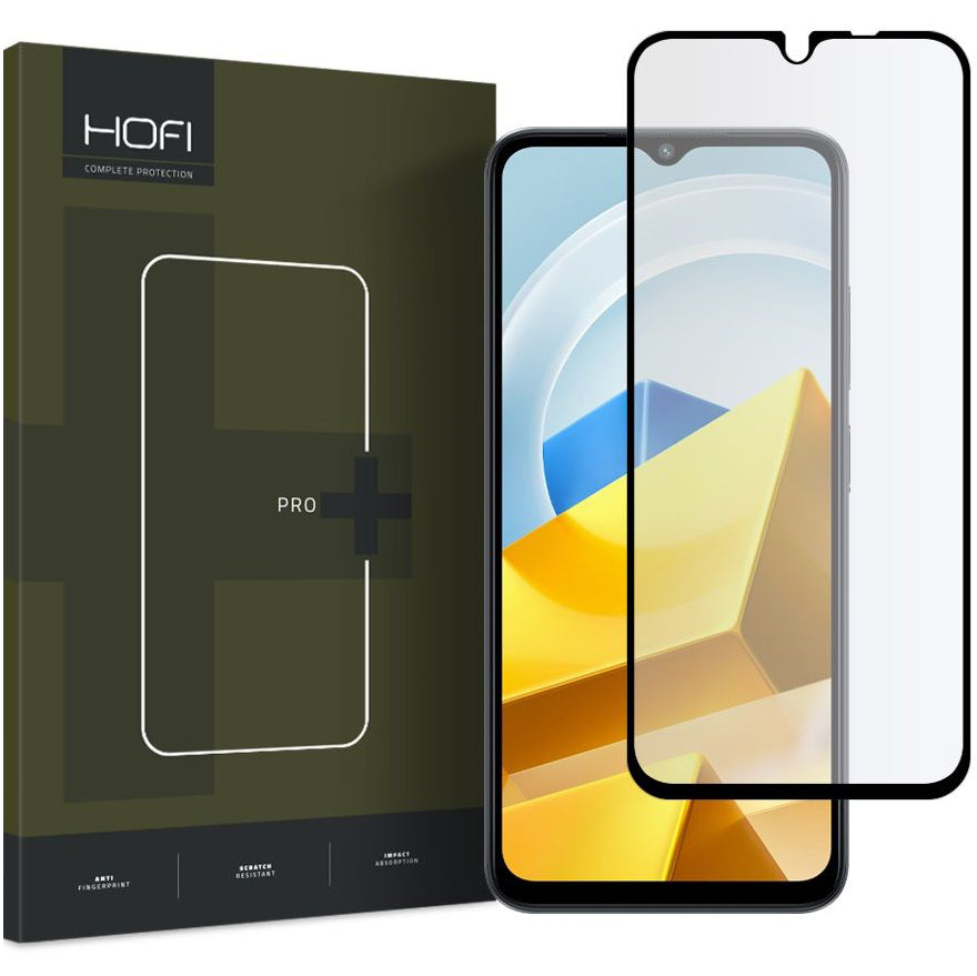 Ochraniacz ekranu HOFI PRO+ do Xiaomi Poco M5, szkło ochronne, pełne klejenie, czarny HOFI281 HOFI281