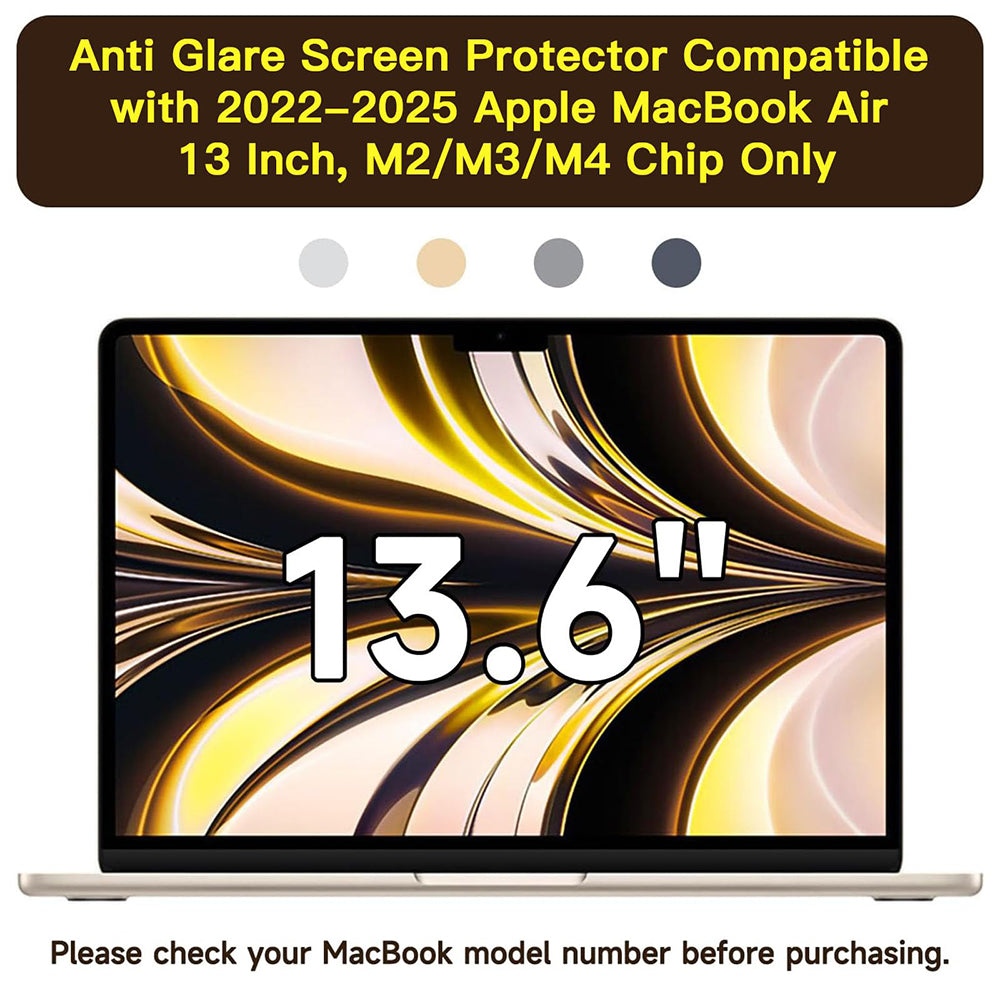 Folie Protectie Ecran Matte Anti Blue Light Techsuit VisionProX pentru Apple MacBook Air M3 13inch (2024), Plastic