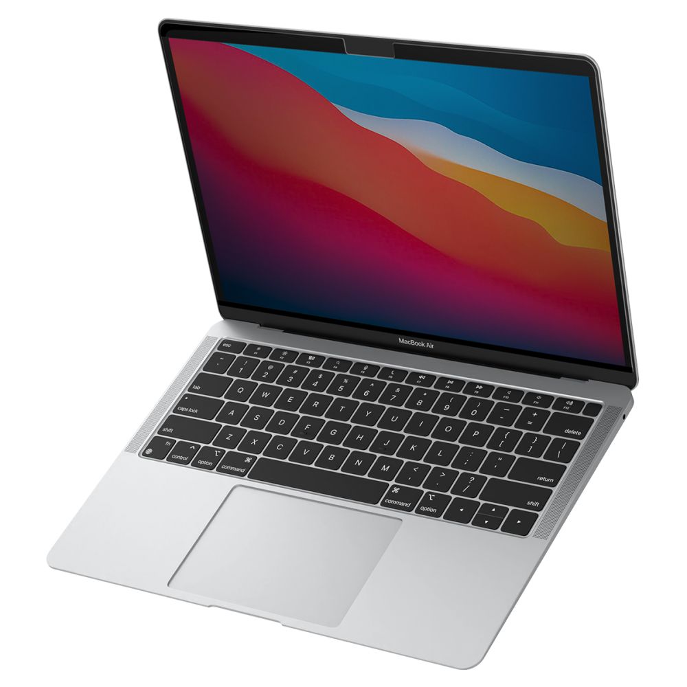 Folie Protectie Privacy Spigen Safe View Magnetic pentru Apple MacBook Air M3 13inch (2024) / (2022), Plastic AFL06253