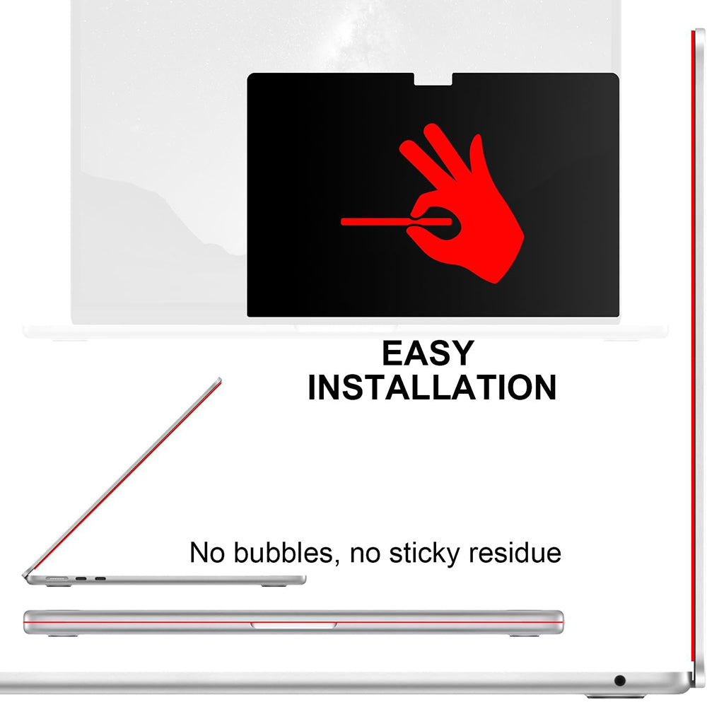 Folie Protectie Ecran Privacy Techsuit VisionProX Magnetic pentru Apple MacBook Pro 16inch (2024), Plastic