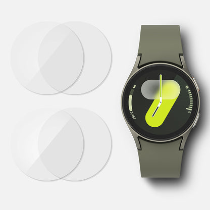 Folie Protectie Ringke R4 pentru Samsung Galaxy Watch7 40mm, Set 4 bucati, Sticla Securizata