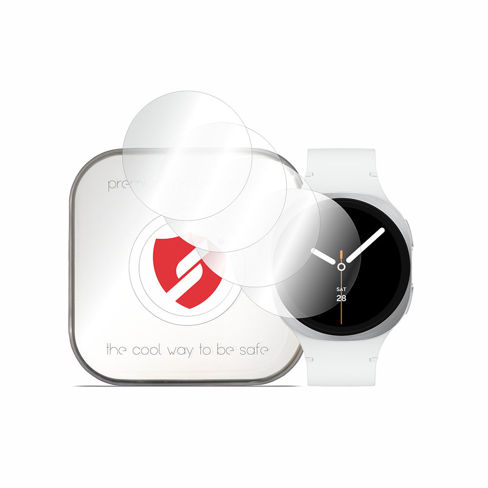 Folie Protectie Smart Protection Premium Classic pentru Samsung Galaxy Watch8 40mm, Set 4 bucati, Plastic