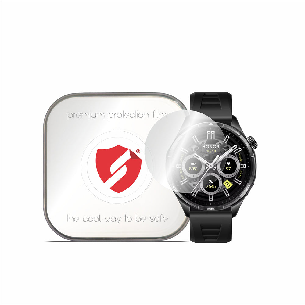 Folie Protectie Smart Protection Premium Classic pentru Honor Watch 6, Plastic, Set 4 bucati