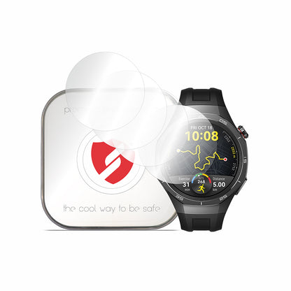 Folie Protectie Smart Protection Premium Classic pentru Huawei Watch GT 5 Pro 46mm, Set 4 bucati, Plastic