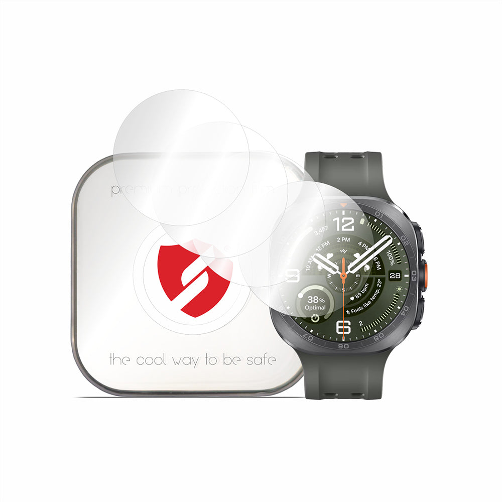 Folie Protectie Smart Protection Premium Classic pentru Samsung Galaxy Watch Ultra2, Plastic, Set 4 bucati