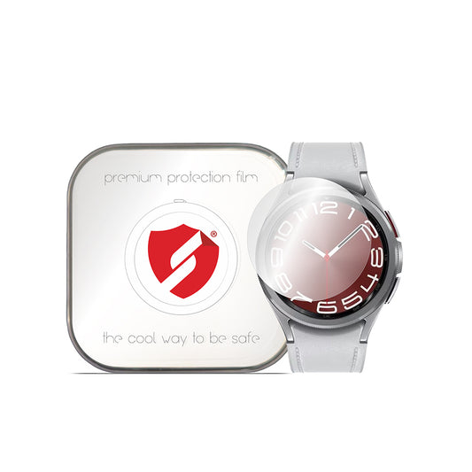 Folie Protectie Smart Protection Premium Classic pentru Samsung Galaxy Watch6 Classic 47mm, Set 4 bucati, Plastic