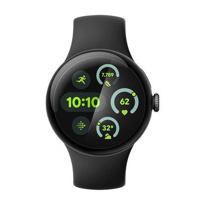 Folie Protectie  Spigen Elite Shield EZ FIT pentru Google Pixel Watch 45mm Series, Set 2 bucati, Sticla Securizata, Transparenta AFL08525