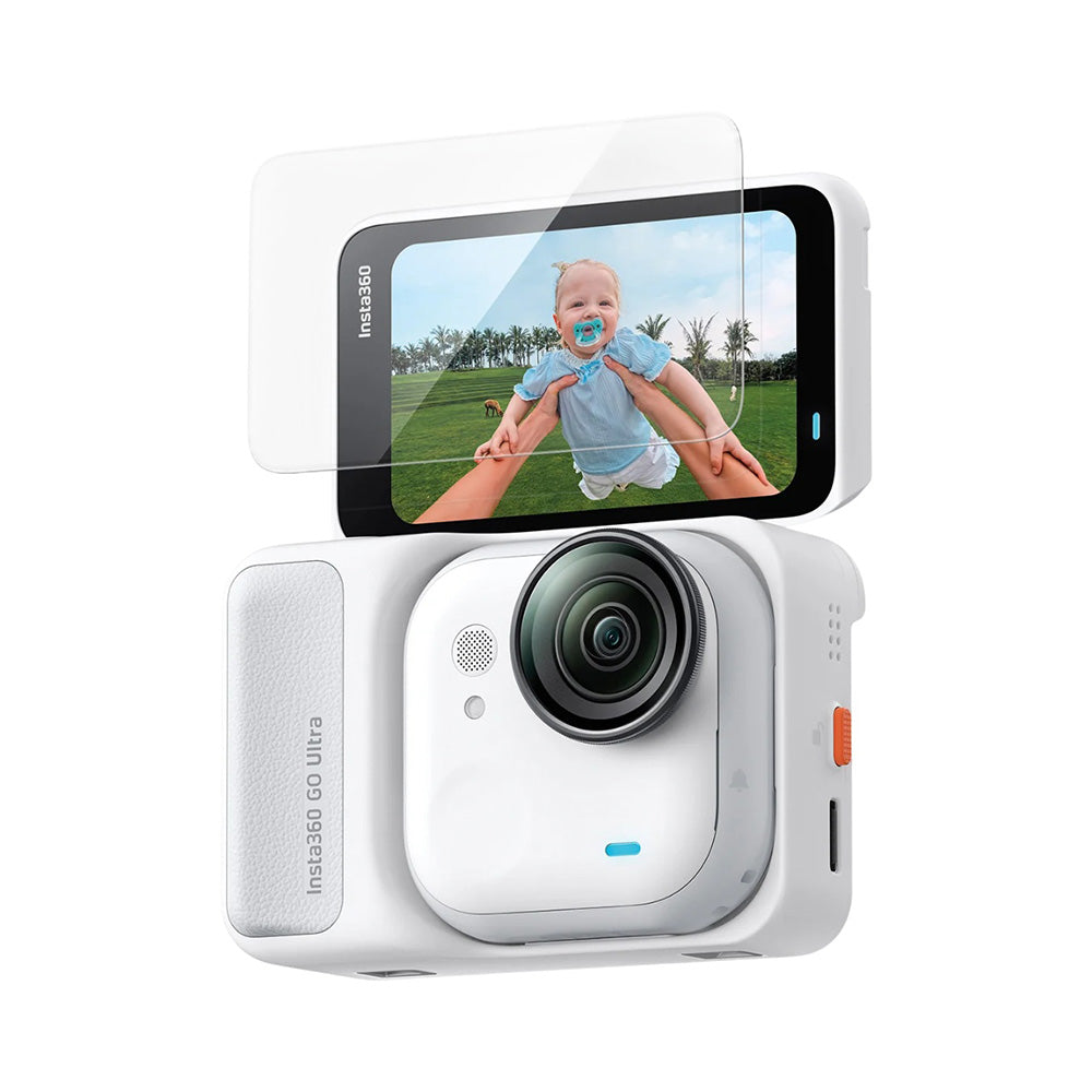 Folie Protectie Ecran Spigen GlastR Slim pentru Insta360 Go Ultra, Sticla Securizata, Set 2 bucati AGL11171