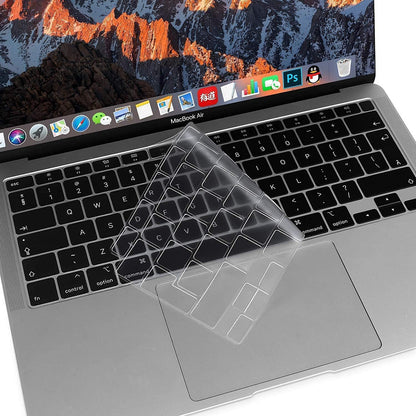 Husa Protectie Tastatura Techsuit PureTypeX pentru Apple MacBook Air 13 (2020), Transparenta