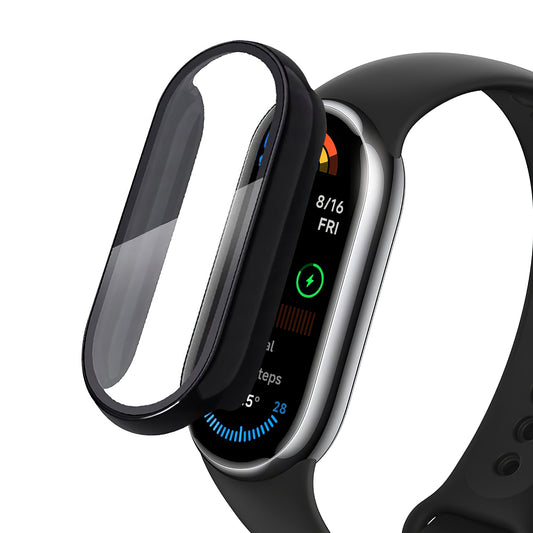 Folie Protectie Tech-Protect Defense360 pentru Xiaomi Smart Band 9, Sticla Flexibila, Neagra