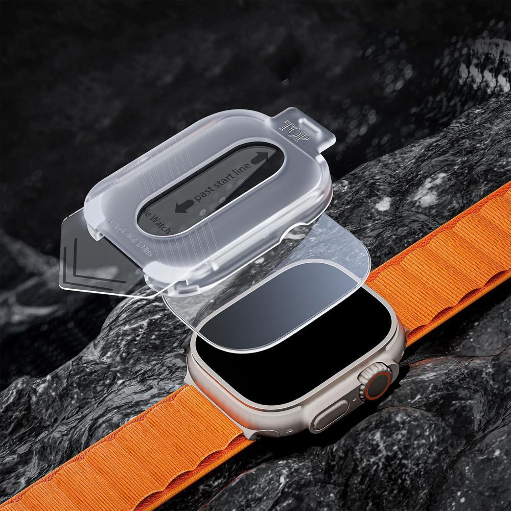 Folie Protectie Tech-Protect Easy Set+ pentru Huawei Watch GT 5 41mm, Set 2 bucati, Sticla Securizata