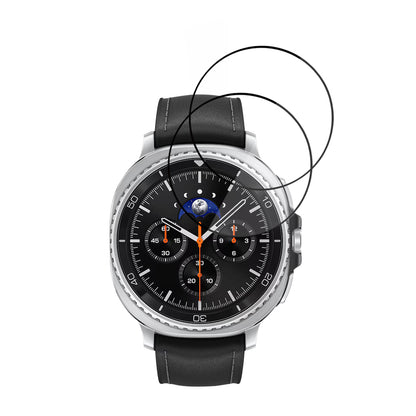 Folie Protectie Techsuit Nano Flex pentru Samsung Galaxy Watch8 Classic, Set 2 bucati, Plastic, Neagra