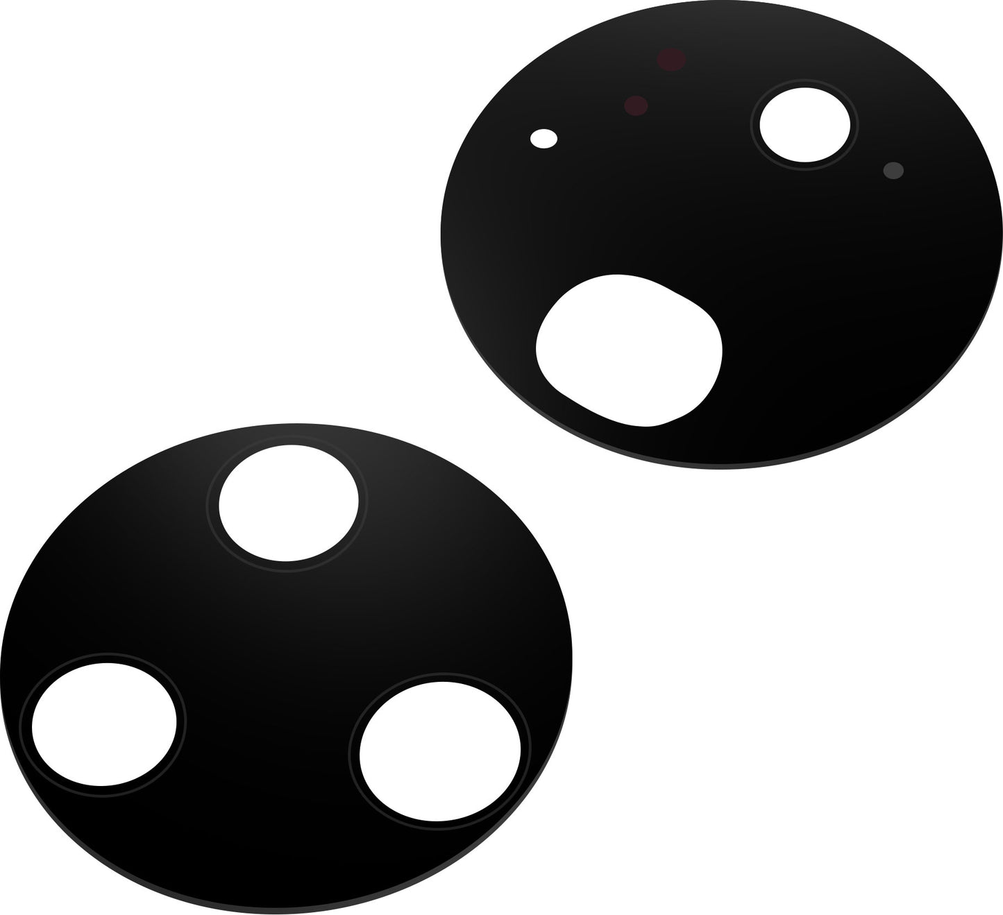 Geam Camera Spate Huawei P50 Pro, Wide + UltraWide +Telephoto + B/W, Negru