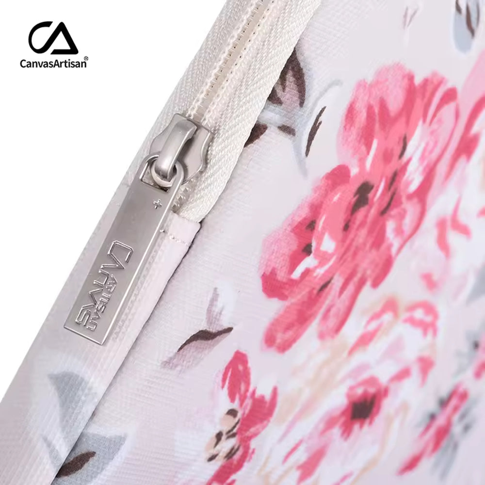 Geanta CanvasArtisan H10-B01 pentru Laptop 13inch - 14inch, Alba