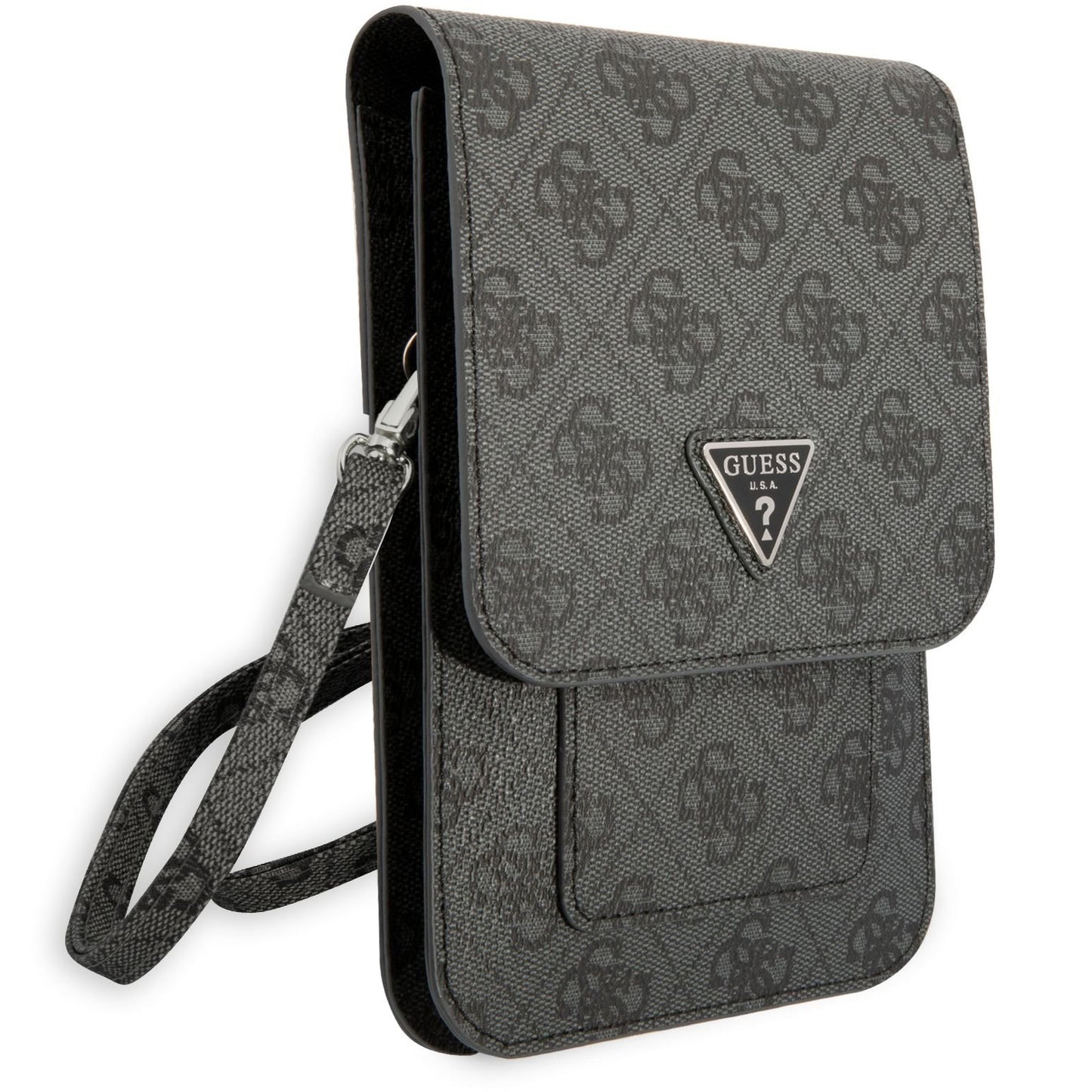 Geanta Universala pentru Telefon, Guess, 4G Triangle Logo, Neagra