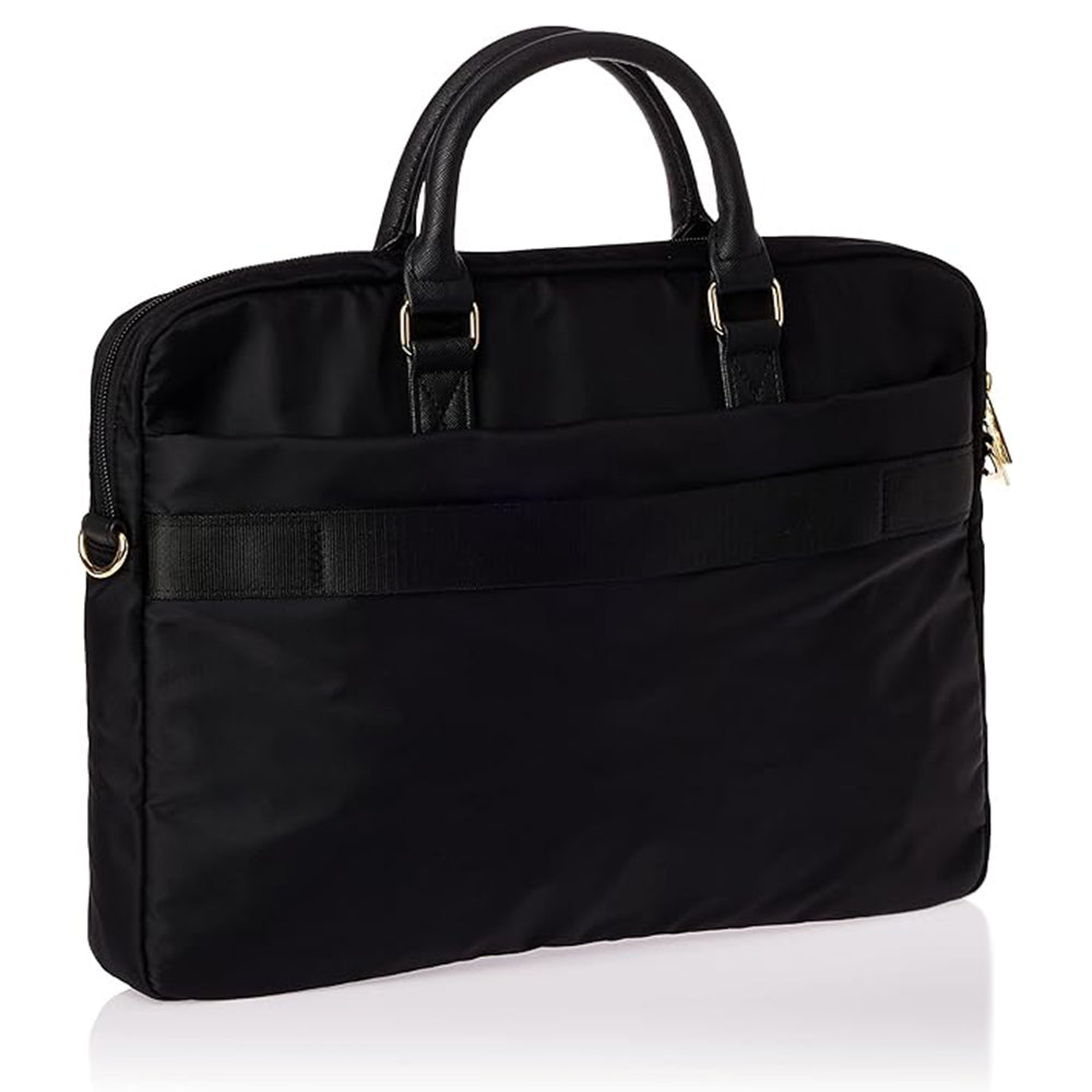 Geanta Guess Triangle Logo pentru Laptop 16inch, Neagra