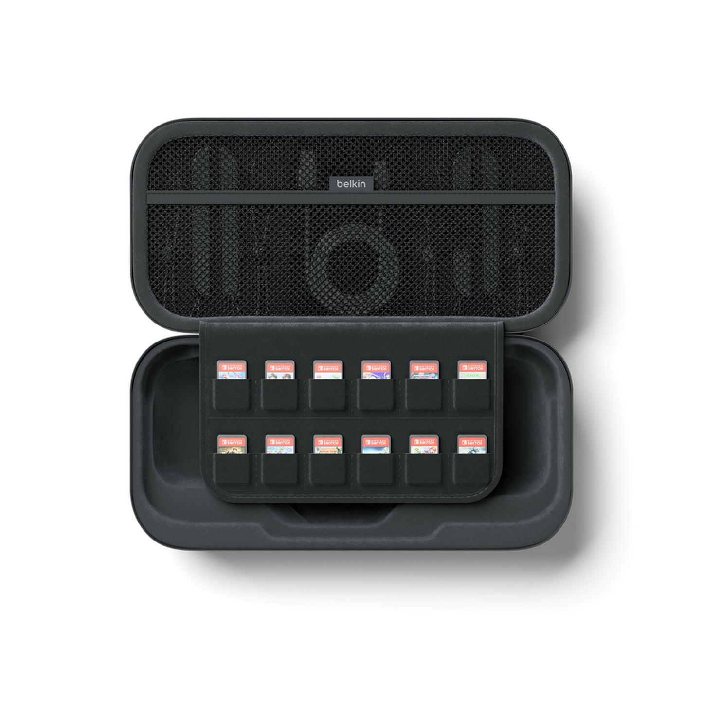 Geanta Protectie Belkin Charging pentru Consola Nintendo Switch 2 / Switch / Switch OLED, Gri ENA001hqCH-V2