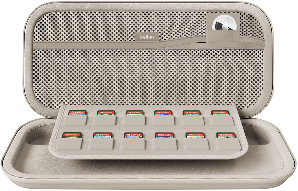Geanta Protectie Belkin Travel pentru Consola Nintendo Switch 2, Bej ENA002hqSA