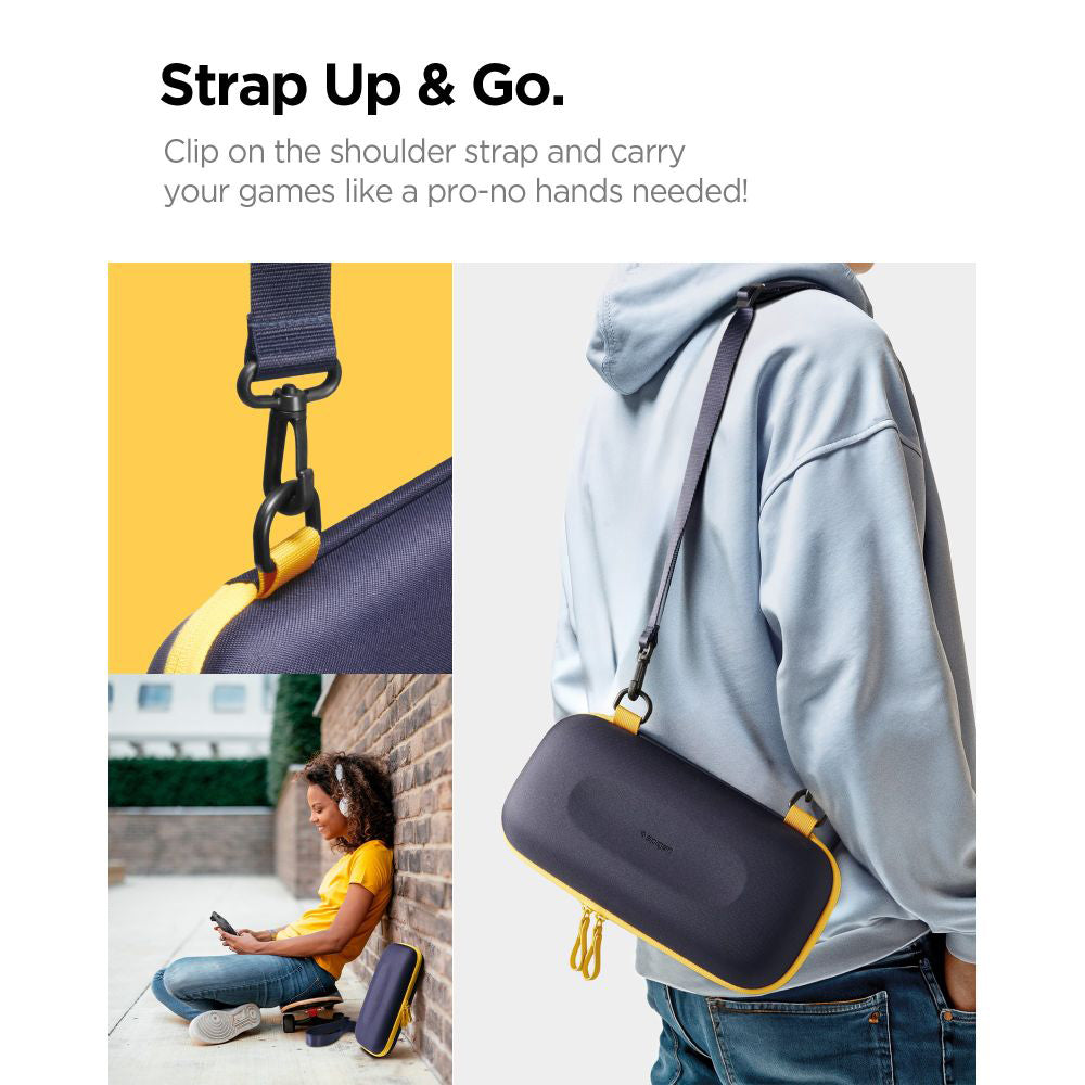 Geanta Protectie Consola Spigen Nano Pop Pro pentru Nintendo Switch 2, Bleumarin