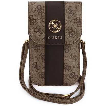Geanta Universala pentru Telefon, Guess, 4G Classic Logo Stripe, Maro