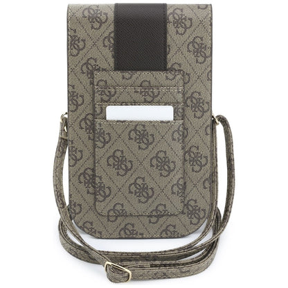 Geanta Universala pentru Telefon, Guess, 4G Classic Logo Stripe, Maro