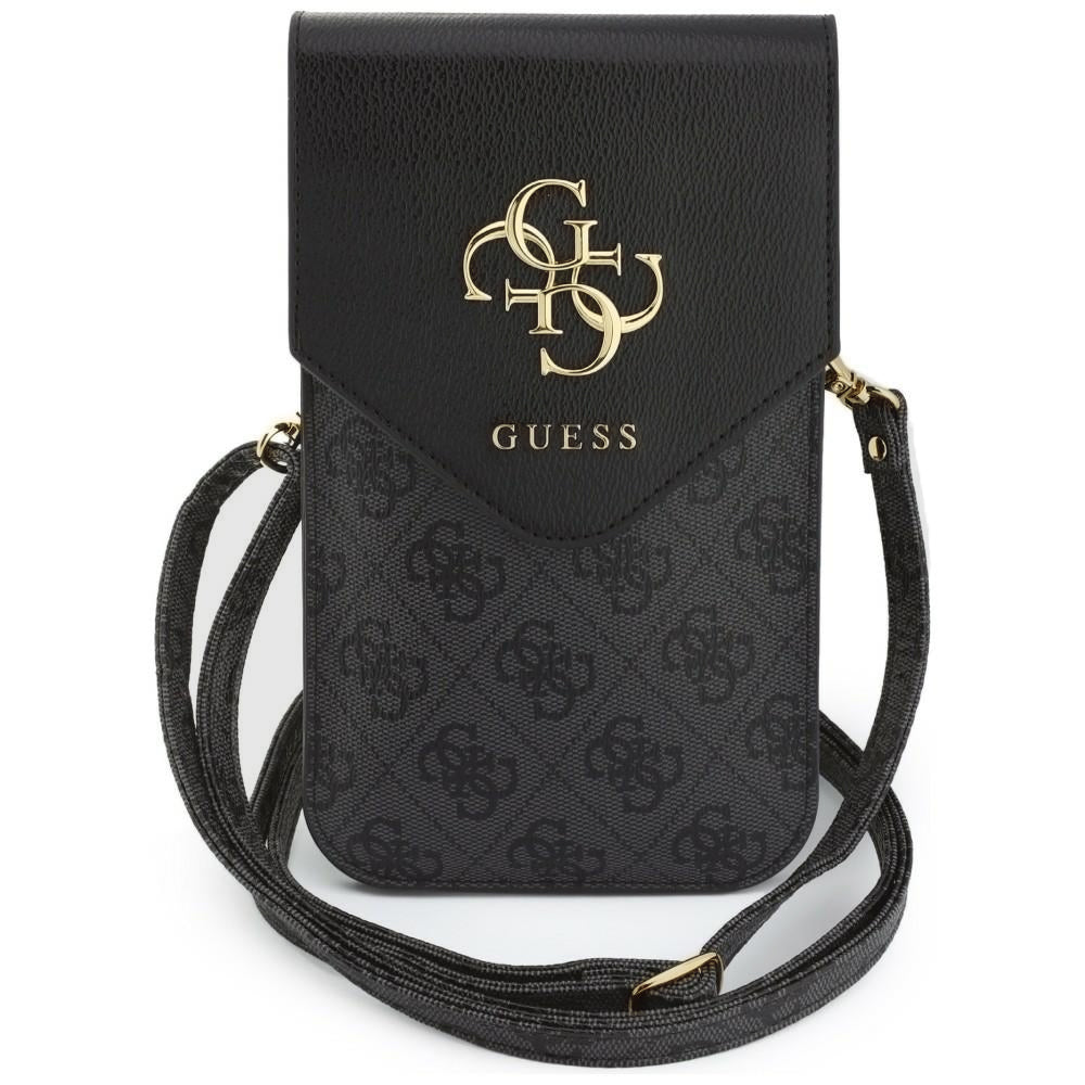 Geanta Universala pentru Telefon, Guess, 4G Grained Classic Logo, Neagra