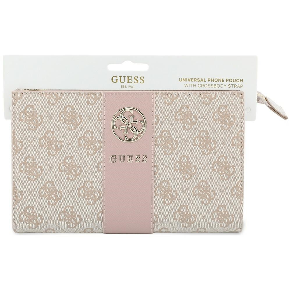 Geanta Universala pentru Telefon, Guess, 4G Round Classic Logo Stripe, Roz