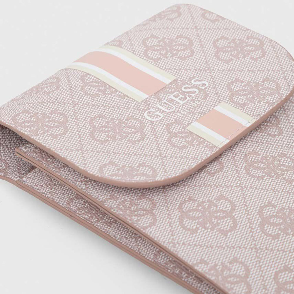 Geanta Universala pentru Telefon, Guess, 4G Stripes, Roz