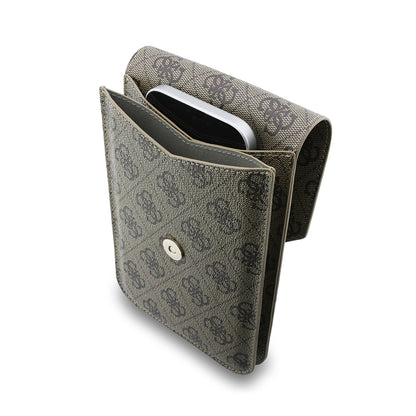 Geanta Universala pentru Telefon, Guess, Fliptok Triangle 4G, Maro