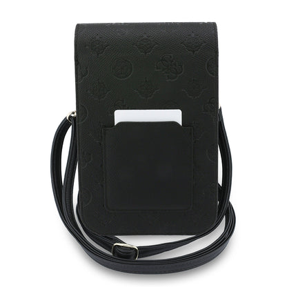 Geanta Universala pentru Telefon, Guess, Grained Peony, Neagra
