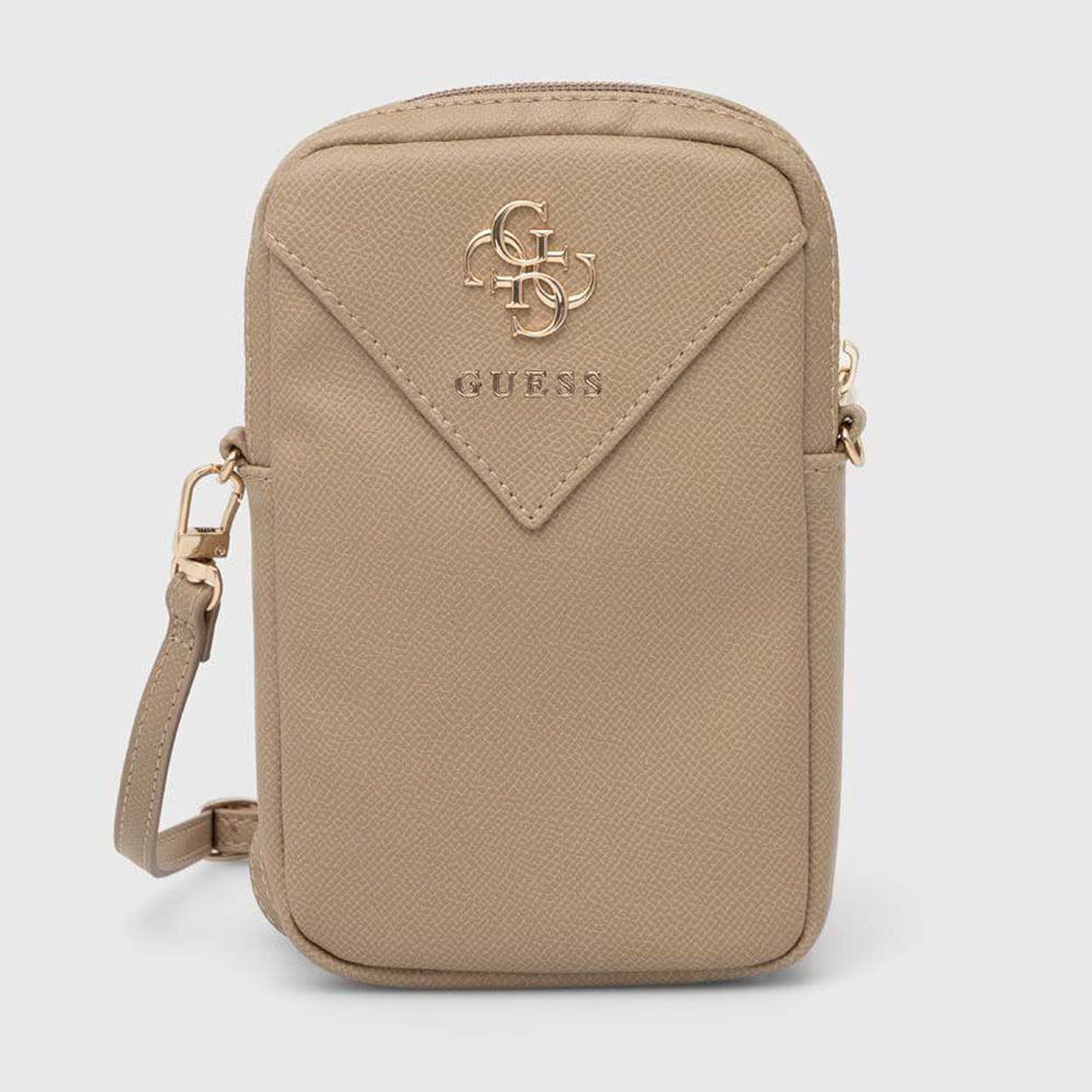 Geanta Universala pentru Telefon, Guess, Triangle 4G, Aurie