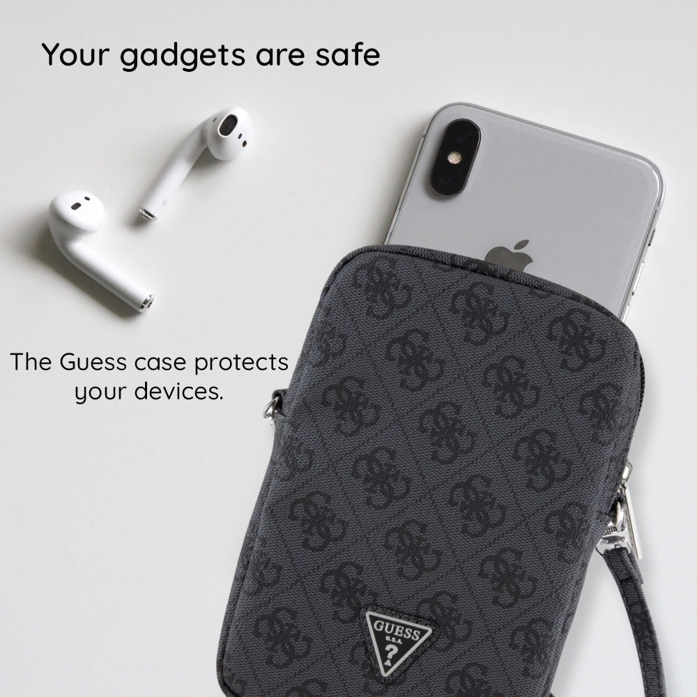 Geanta Universala pentru Telefon, Guess, Triangle 4G, Roz
