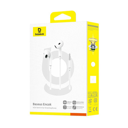 Handsfree 3.5mm Baseus Encok HZ19, Alb A00182301213-00