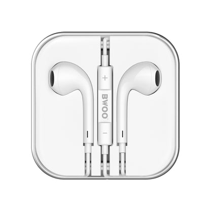 Handsfree 3.5mm BWOO HF05, Alb