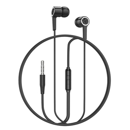 Handsfree 3.5mm HOCO M104, Negru