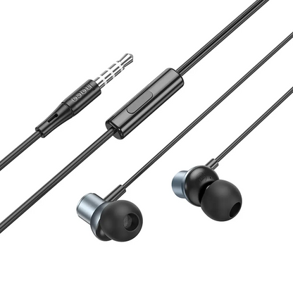 Handsfree 3.5mm HOCO M110, Gri