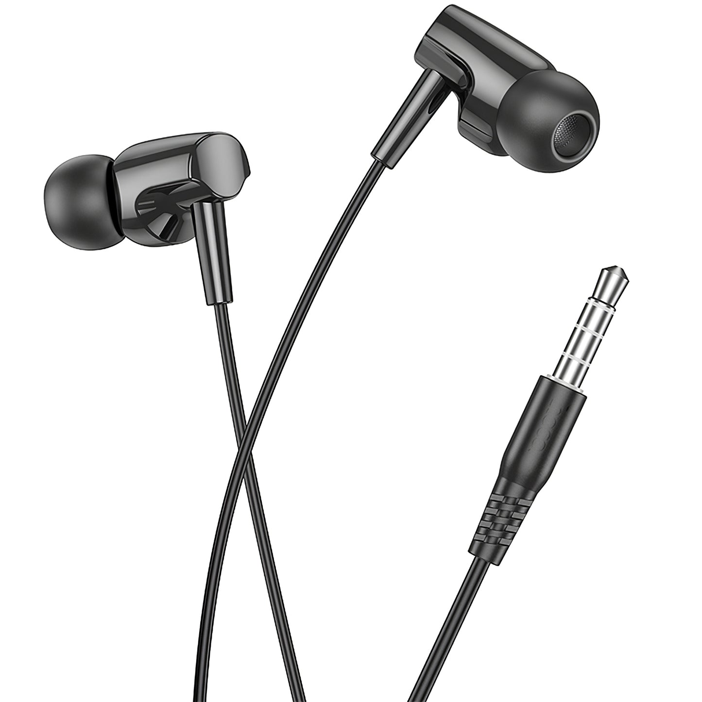 Handsfree 3.5mm HOCO M112, Negru