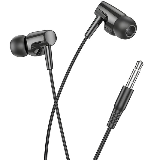 Handsfree 3.5mm HOCO M112, Negru