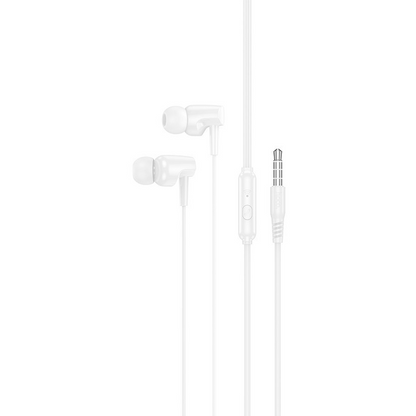 Handsfree 3.5mm HOCO M112, Alb