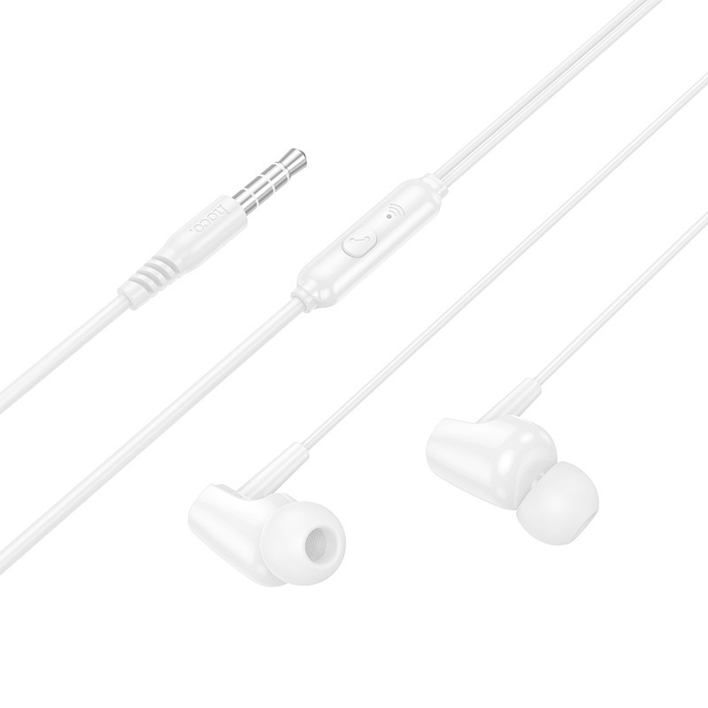 Handsfree 3.5mm HOCO M112, Alb